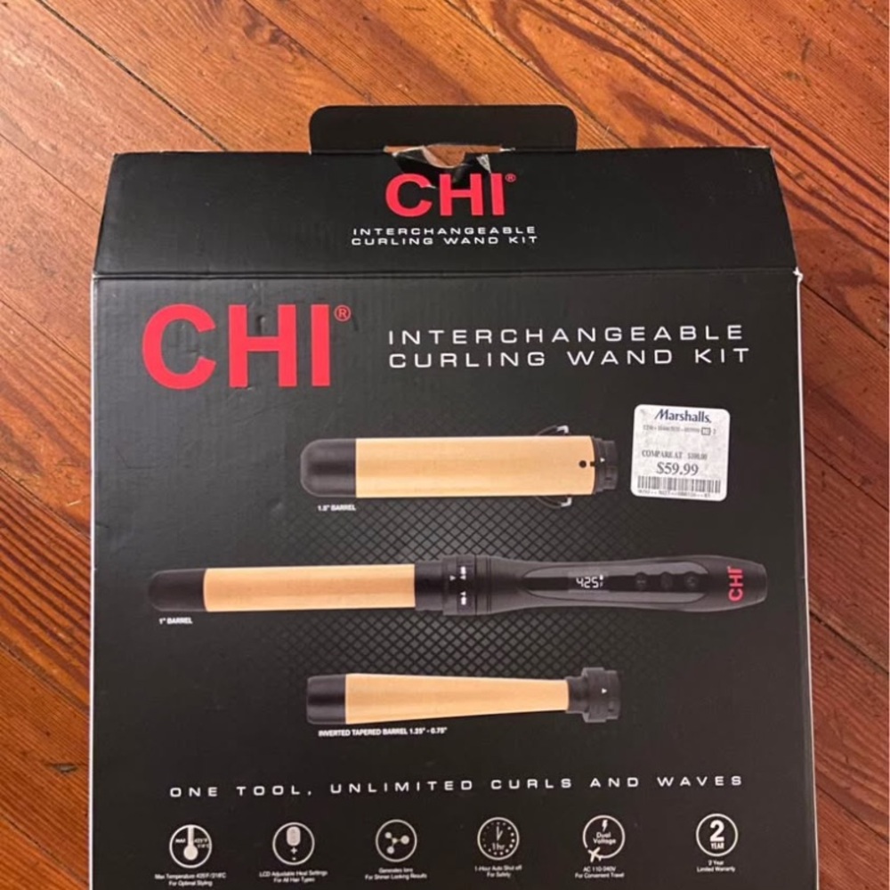 CHI Interchangeable Curling Wand Kit